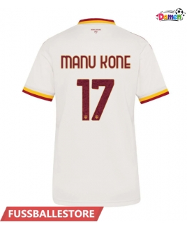 Günstige AS Roma Manu Kone #17 Auswärtstrikot Damen 2026-27 Kurzarm